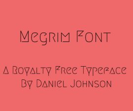 Megrim Font Free Download