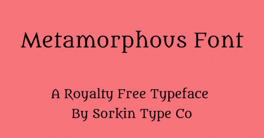 Metamorphous Font Free Download