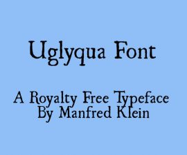 Uglyqua Font Free Download