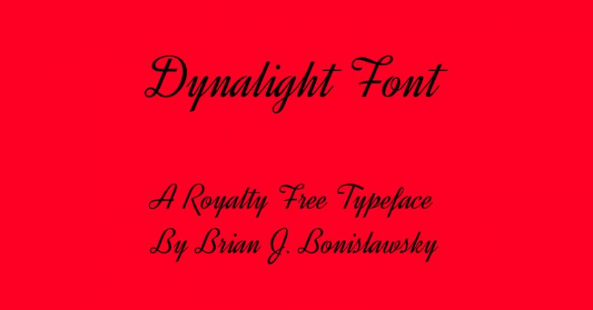 Dynalight Font Free Download