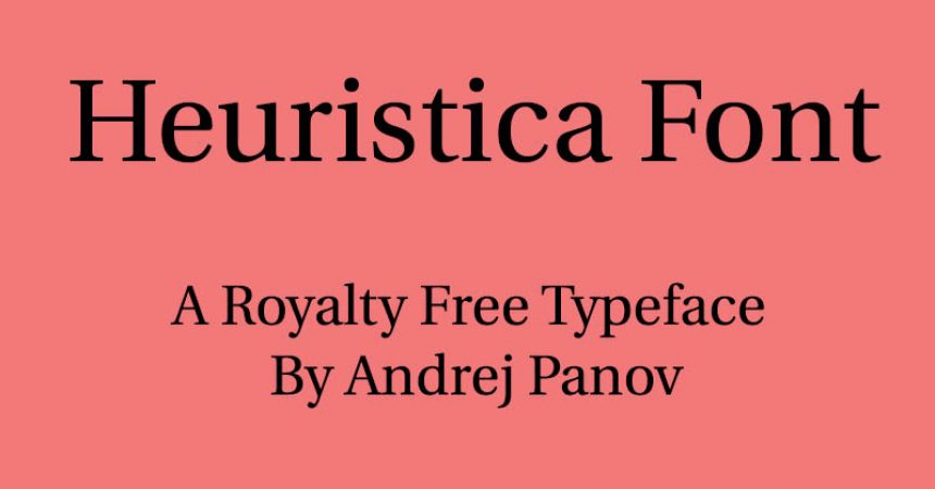 Heuristica Font Free Download