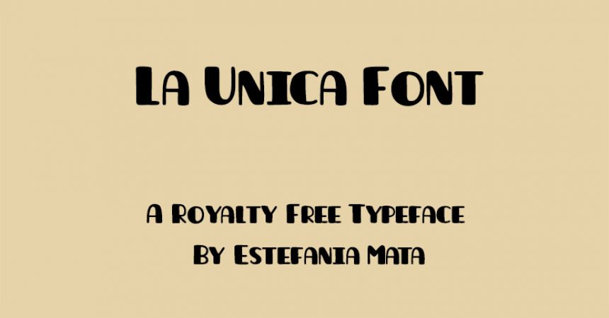 La Unica Font Free Download