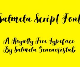 Salmela Script Font Free Download
