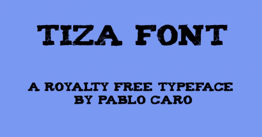 Tiza Font Free Download
