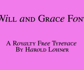 Will and Grace Font Family Free Download