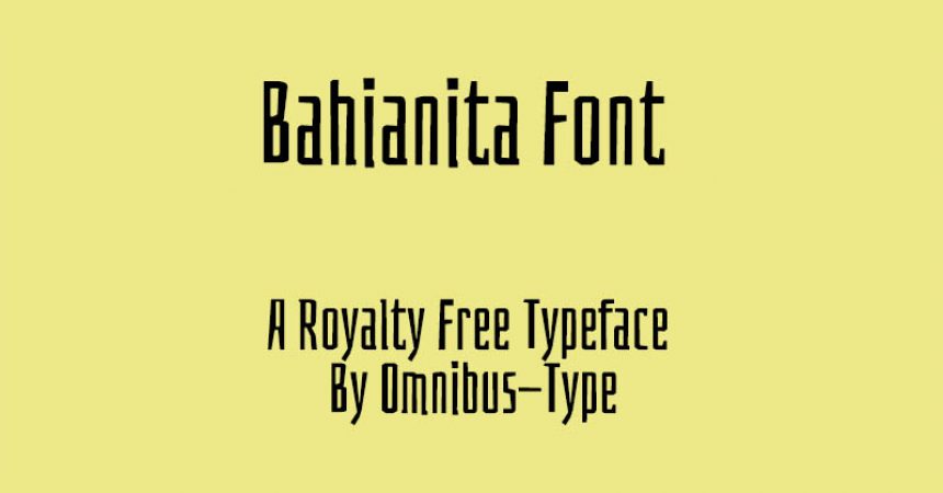 Bahianita Font Free Download