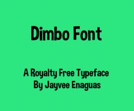 Dimbo Font Family Free Download