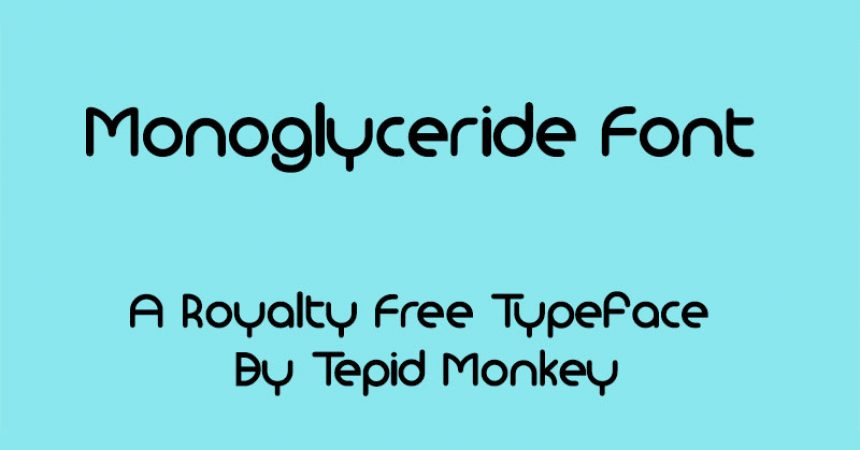 Monoglyceride Font Free Download