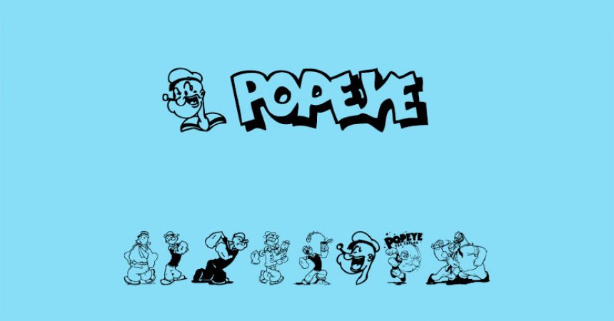 Popeye Font Free Download