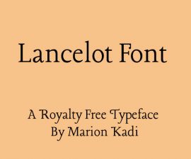 Lancelot Font Family Free Download