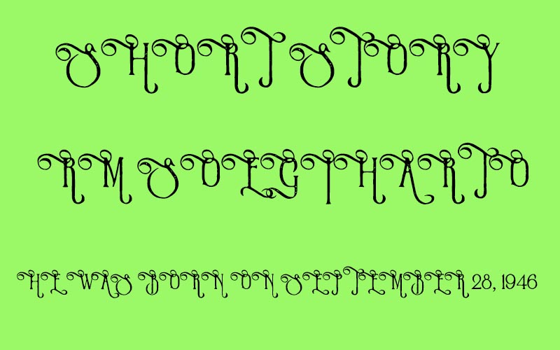 Victorian Parlor Font Free Download